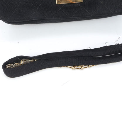 Chanel 2.55 Chain 2-Way Shoulder Bag Crossbody Leather Black — view 2