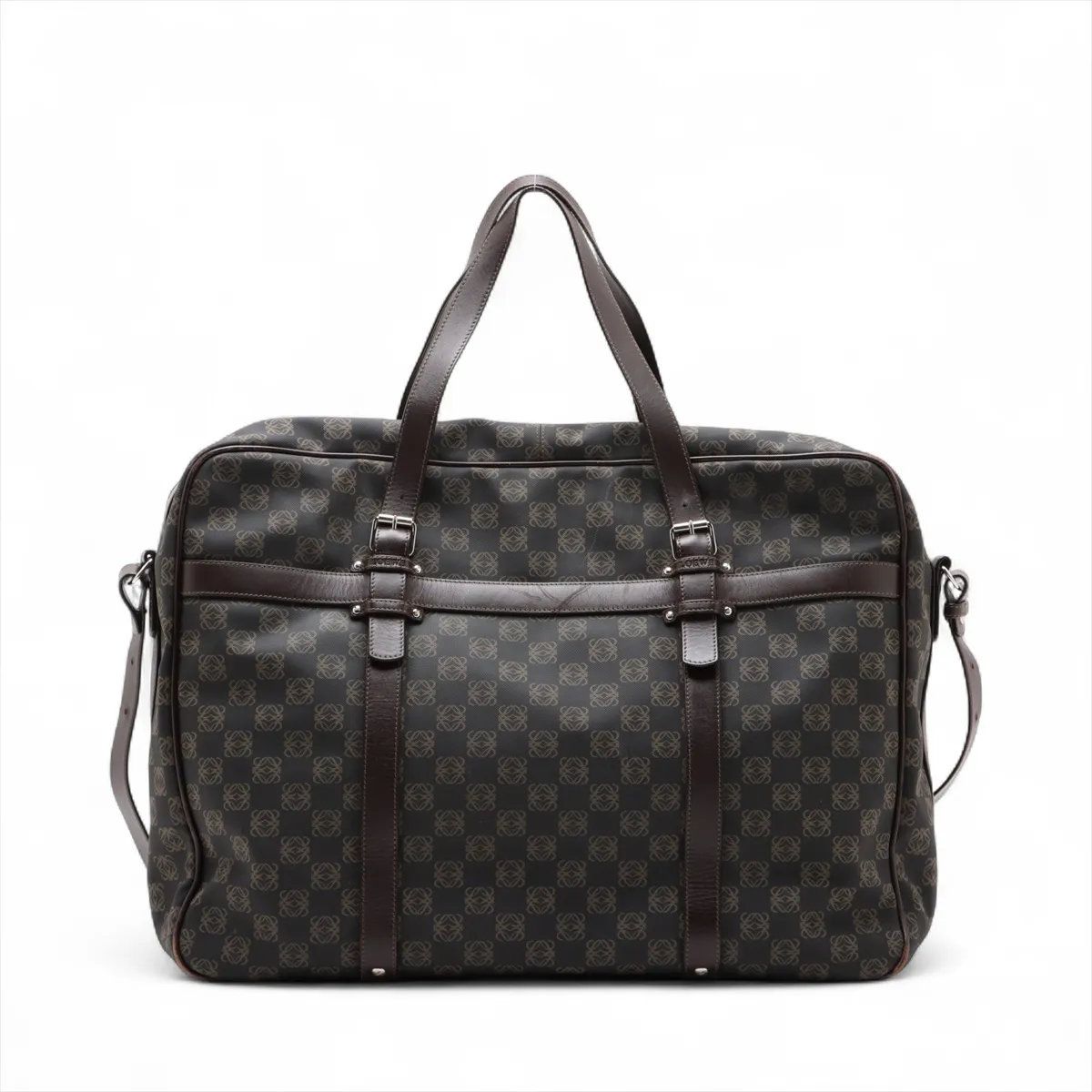 Loewe Repeat Anagram Leather 2-Way Boston Bag Crossbody — view 2