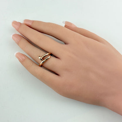 Cartier Juste un Clou Pink Gold Ring — view 4