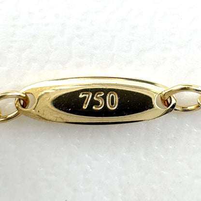 Tiffany & Co by the Yard Yellow Gold Pendant Pave Diamond Elsa Peretti Necklace — view 6