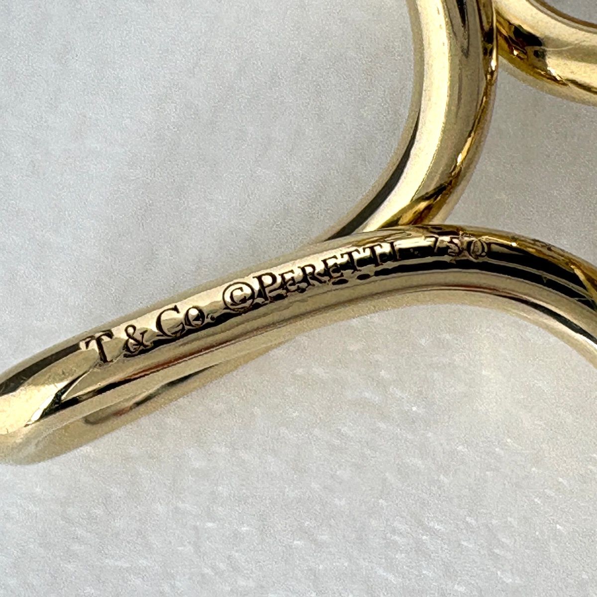 Tiffany & Co Cross Motif Yellow Gold Pendant Elsa Peretti Necklace — view 5