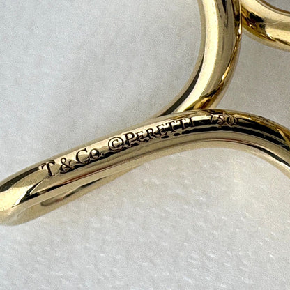 Tiffany & Co Cross Motif Yellow Gold Pendant Elsa Peretti Necklace — view 5