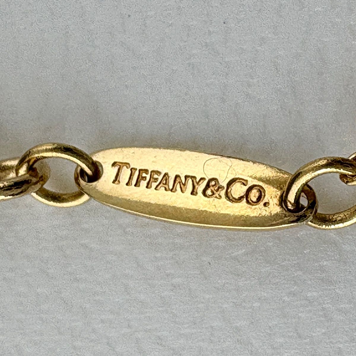 Tiffany & Co Cross Motif Yellow Gold Pendant Elsa Peretti Necklace — view 7