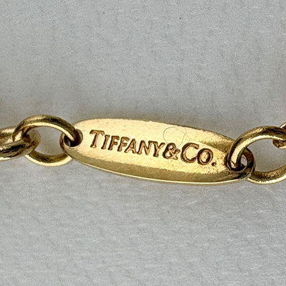 Tiffany & Co Cross Motif Yellow Gold Pendant Elsa Peretti Necklace — view 7