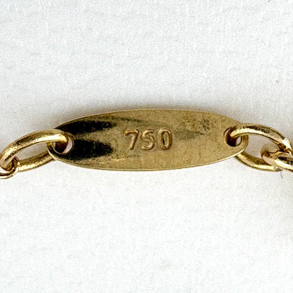 Tiffany & Co Cross Motif Yellow Gold Pendant Elsa Peretti Necklace — view 8