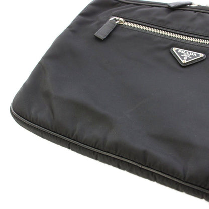 Prada Nylon Laptop Case Clutch PC Black TK — view 6