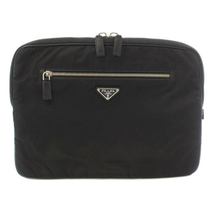 Prada Nylon Laptop Case Clutch PC Black TK