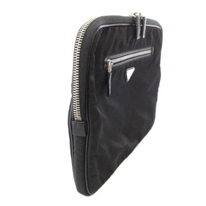 Prada Nylon Laptop Case Clutch PC Black TK — view 3