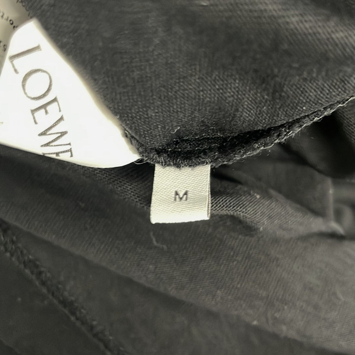 Loewe Short Sleeve T-Shirt Black Crew Neck Anagram M — view 5
