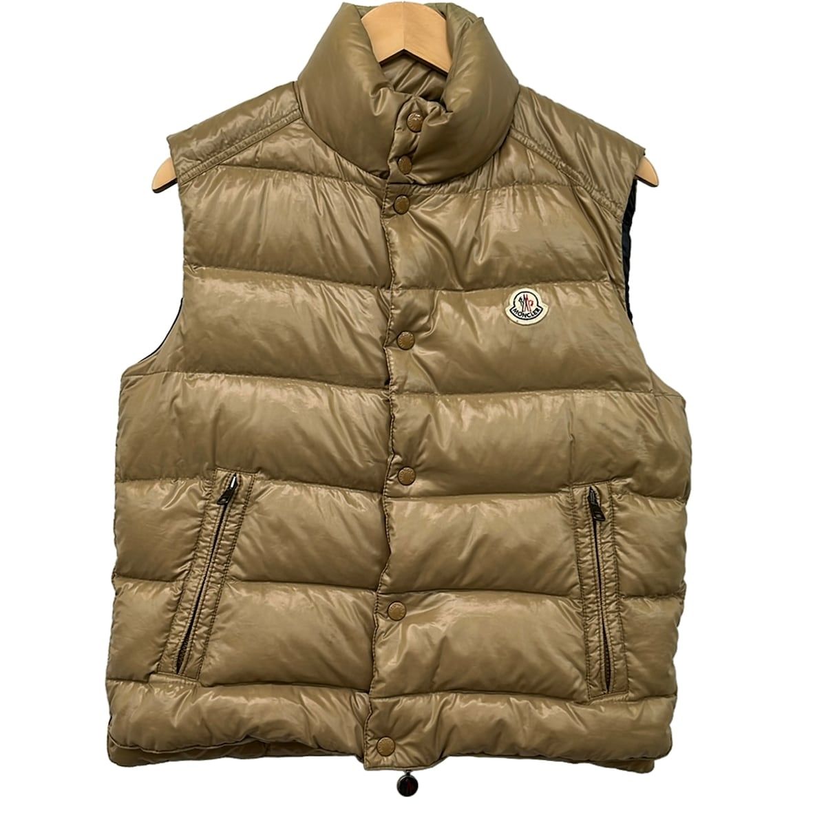 Moncler Down Vest S Tib Gilet 41350/50/68950 Beige Winter Wear 1