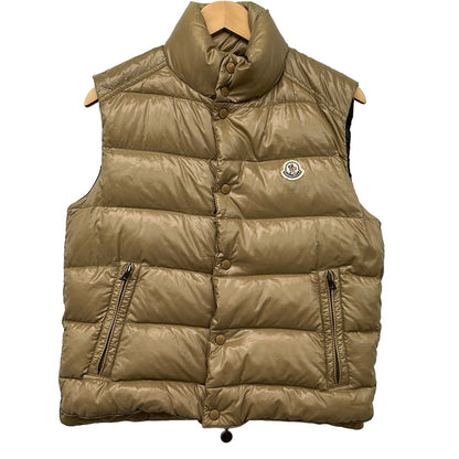 Moncler Down Vest S Tib Gilet 41350/50/68950 Beige Winter Wear 1