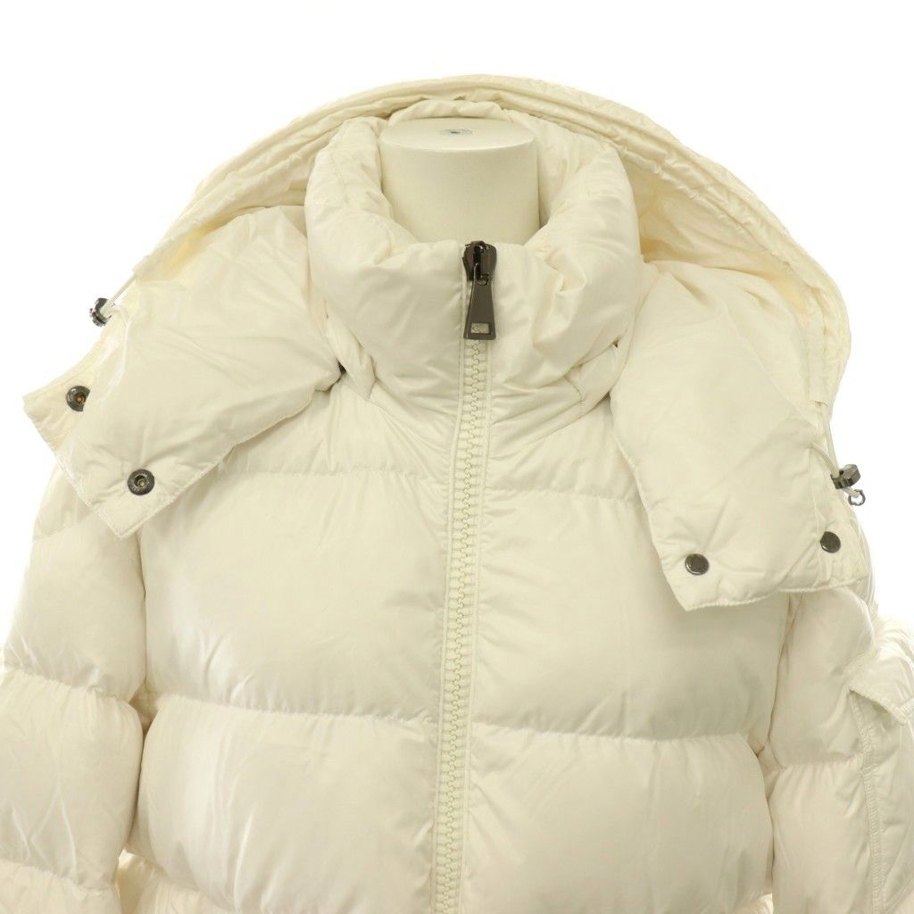 Moncler Maire Down Jacket Outer Nylon White 2 — view 5