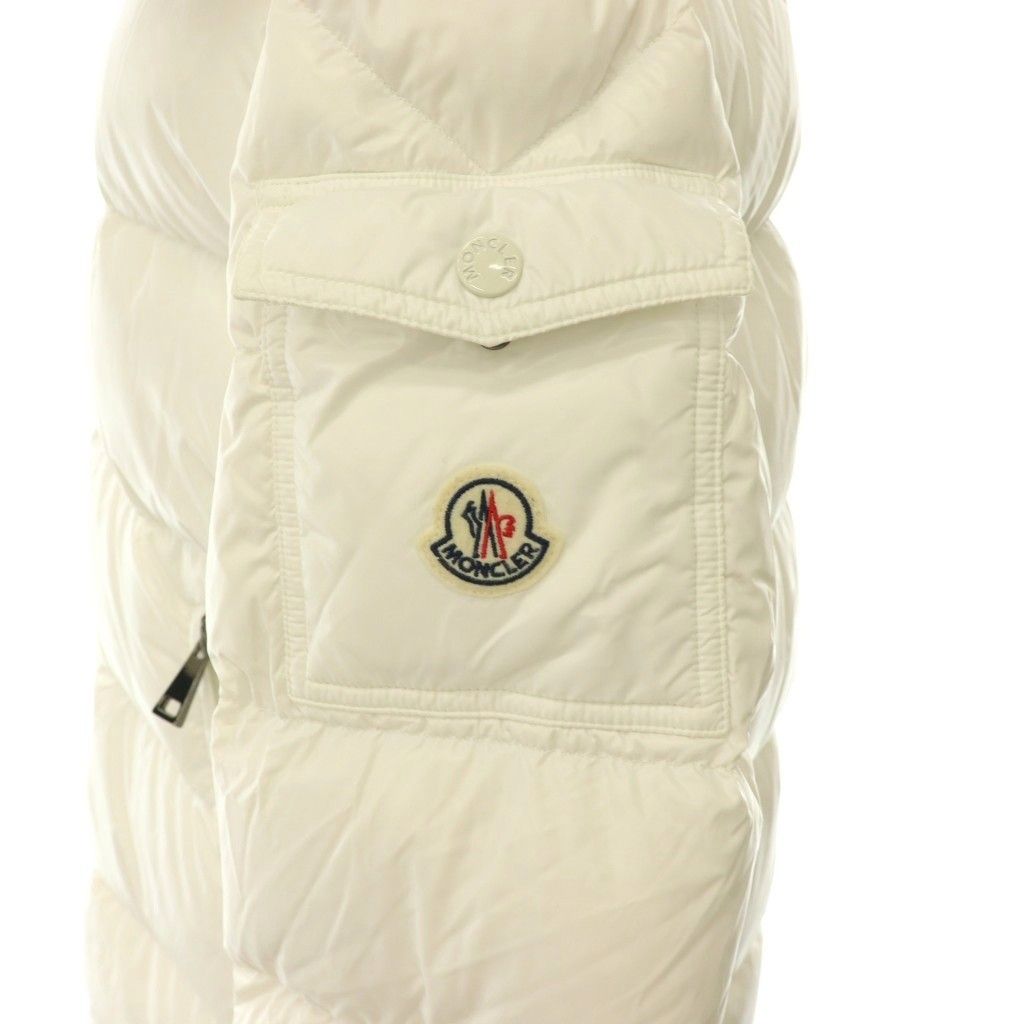 Moncler Maire Down Jacket Outer Nylon White 2 — view 6