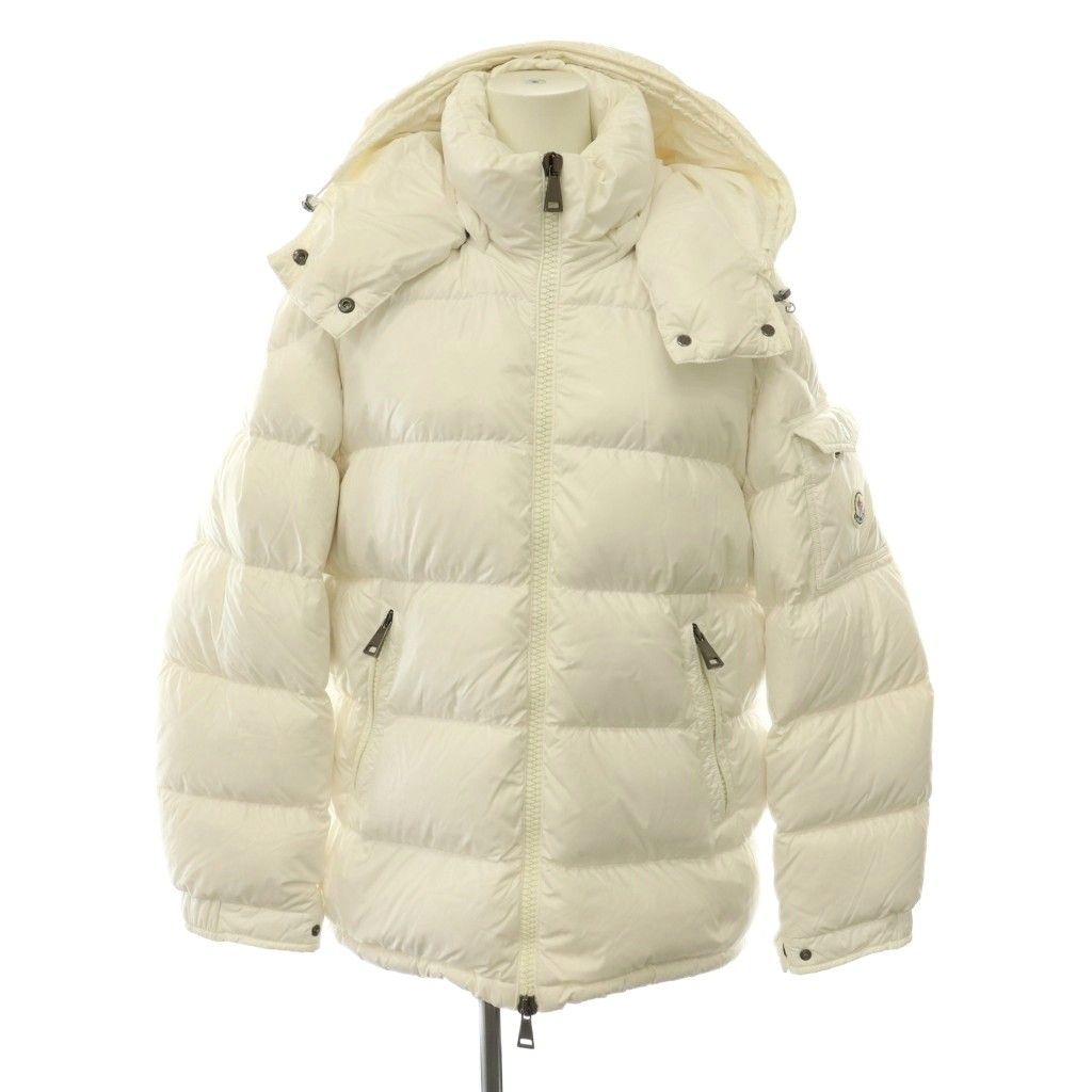 Moncler Maire Down Jacket Outer Nylon White 2