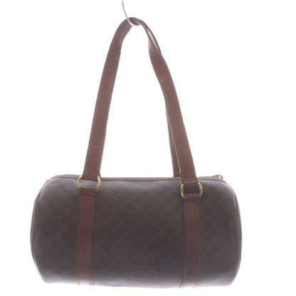 Celine Vintage Handbag Macadam Drum Shape Brown — view 2