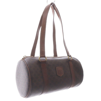 Celine Vintage Handbag Macadam Drum Shape Brown — view 5