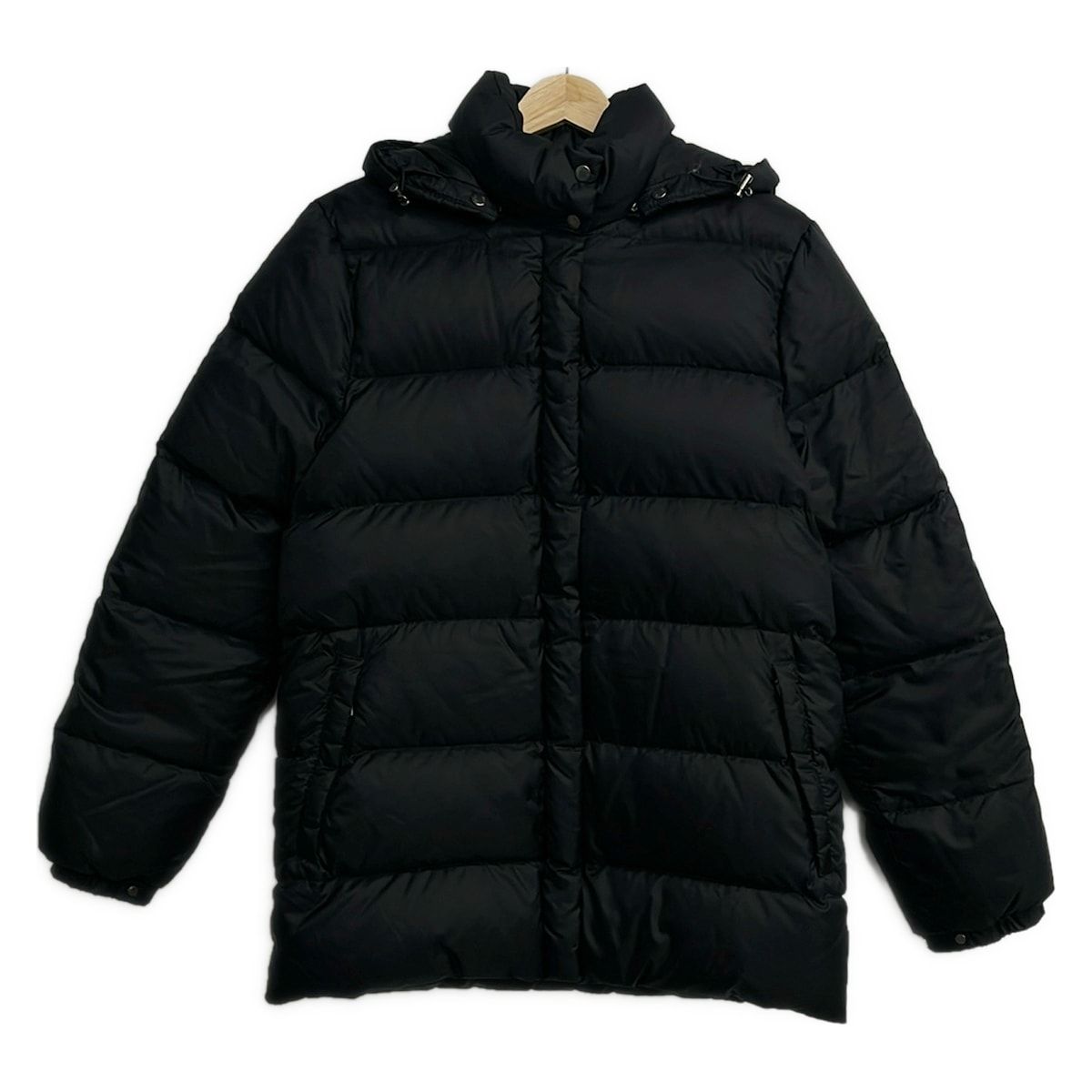 Moncler Down Jacket XS Black Long Sleeve Zip Up Winter 0