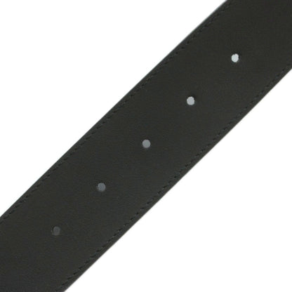 Gucci Pearl Double G Wide Belt Leather 80/32 Black OH — view 6