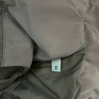 Moncler Down Coat XS Gerboise Gray Beige Long Sleeve Zip Up Winter 0 — view 4