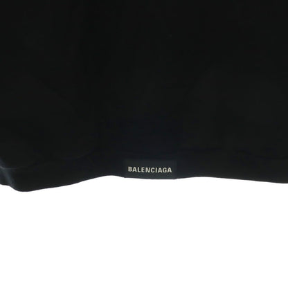 Balenciaga Logo Tag Design Hoodie Long Sleeve Black S — view 5