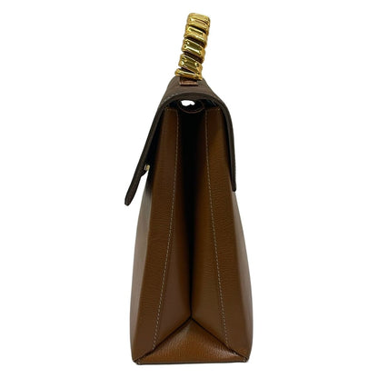 Loewe Handbag Velazquez Brown Dark Leather — view 4