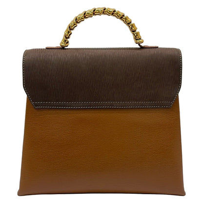 Loewe Handbag Velazquez Brown Dark Leather — view 3