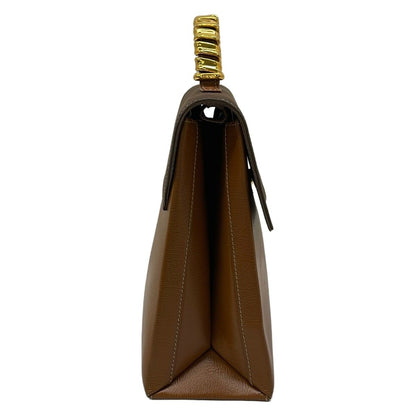 Loewe Handbag Velazquez Brown Dark Leather — view 2