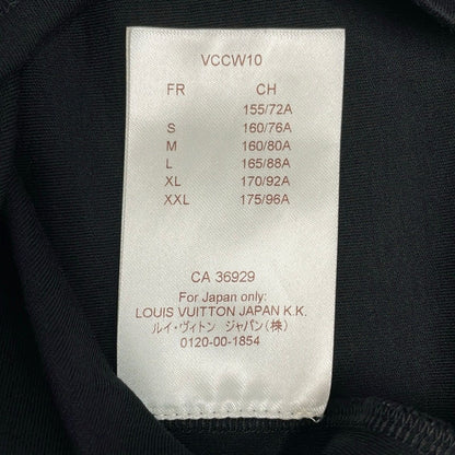 Louis Vuitton Short Sleeve T-Shirt Black Circle Logo Trunks & Bags M — view 5