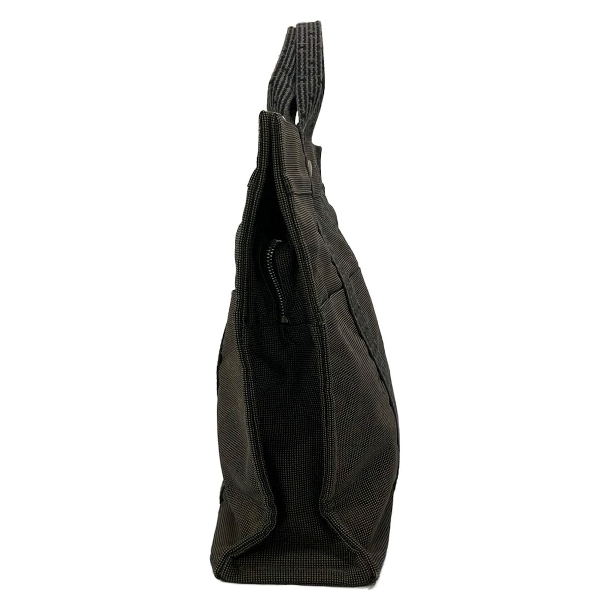 Hermes Tote Bag Her Line MM Dark Gray Black Previous Model — view 2