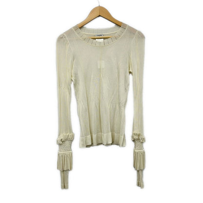 Chanel Long Sleeve Top M Ivory 38