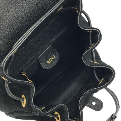 Gucci Vintage Backpack Black — view 8