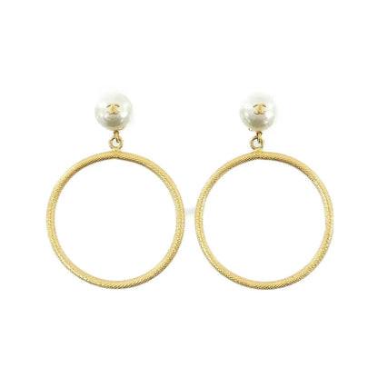 Chanel Vintage Earrings Gold