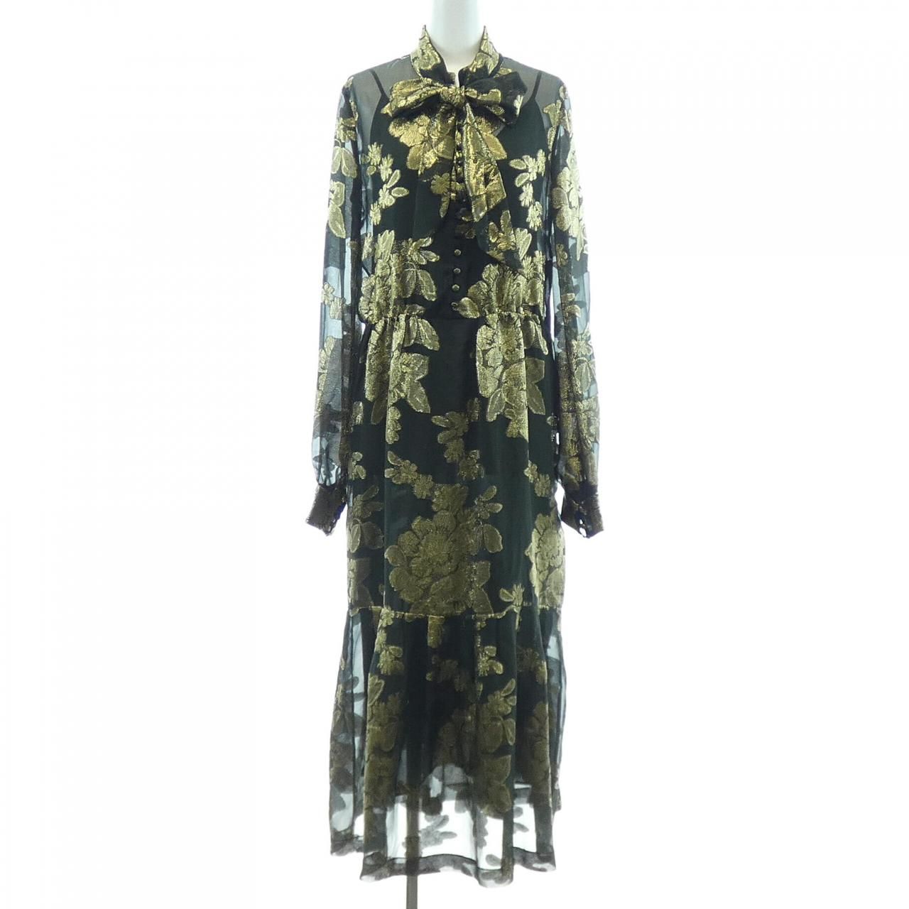 Saint Laurent Dress Green