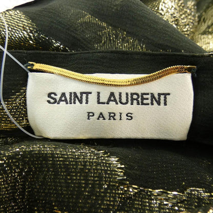 Saint Laurent Dress Green — view 4