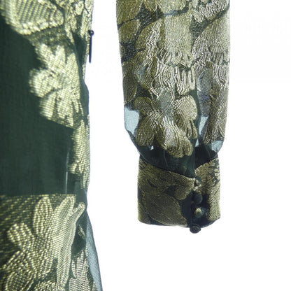 Saint Laurent Dress Green — view 6