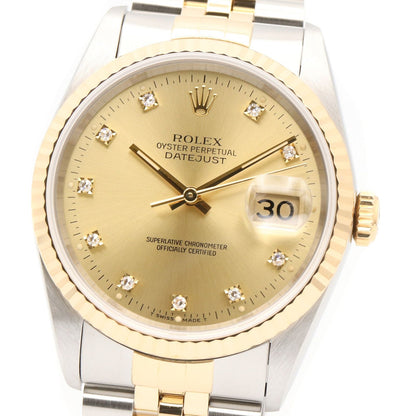 Rolex Watch Datejust Diamond 18k Stainless Steel — view 3