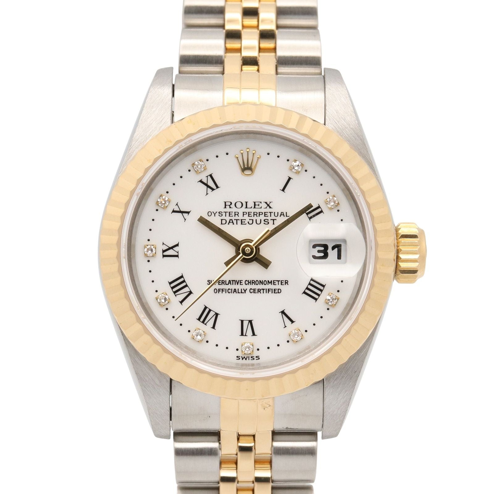 Rolex Watch Datejust 18k Stainless Steel