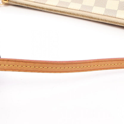 Louis Vuitton Handbag Pochette Accessoires Damier Azur Leather — view 8