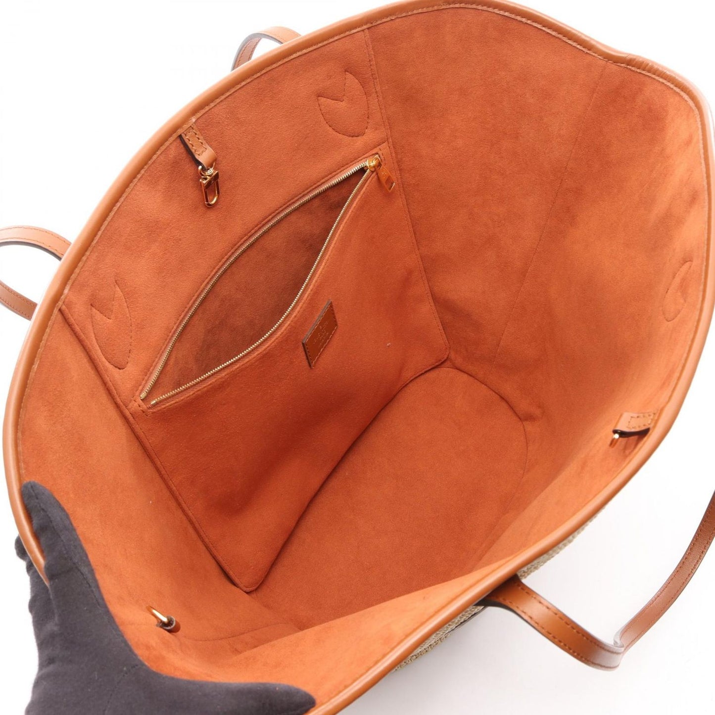 Louis Vuitton Tote Bag Saint Jacques Natural Brown Spring in the City — view 3