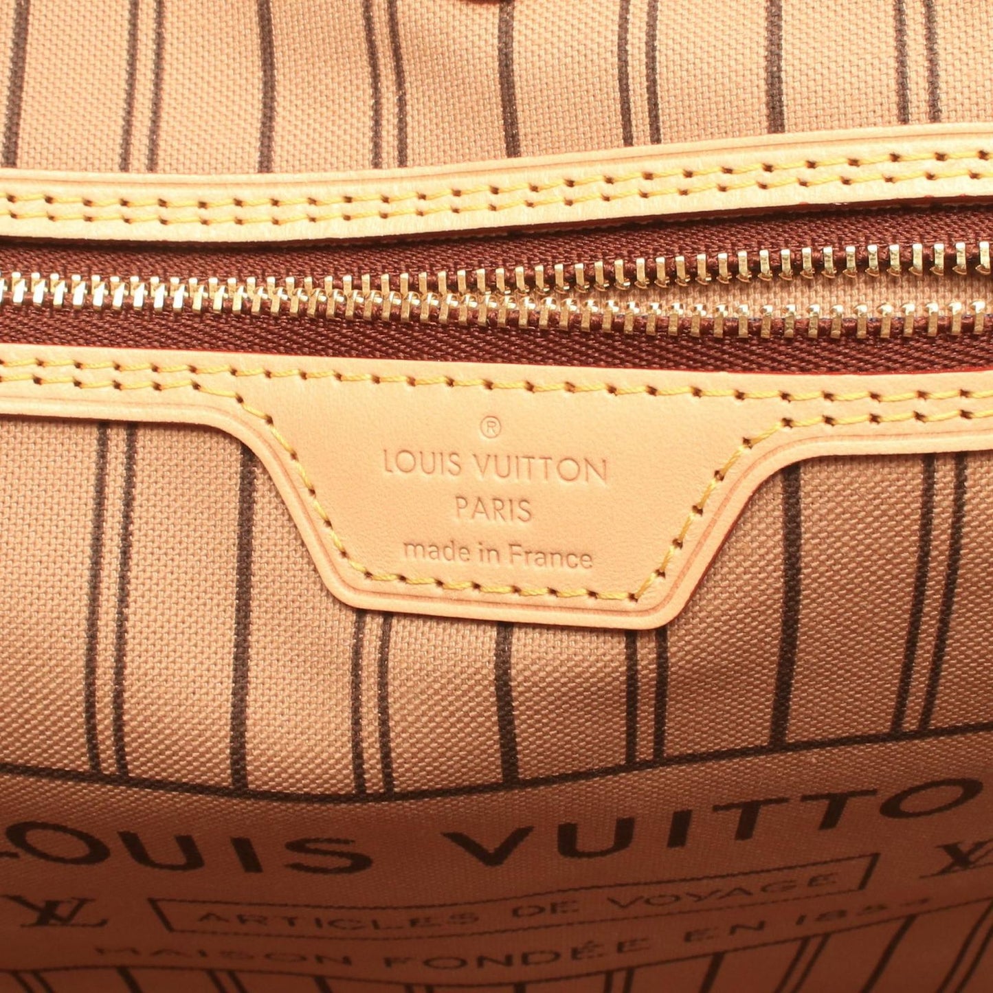 Louis Vuitton Tote Bag Neverfull MM Monogram Leather — view 4