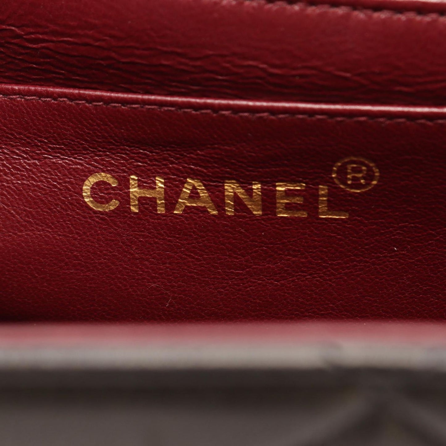 Chanel Handbag Quilted Black Lambskin Chain Top Handle Bag — view 4