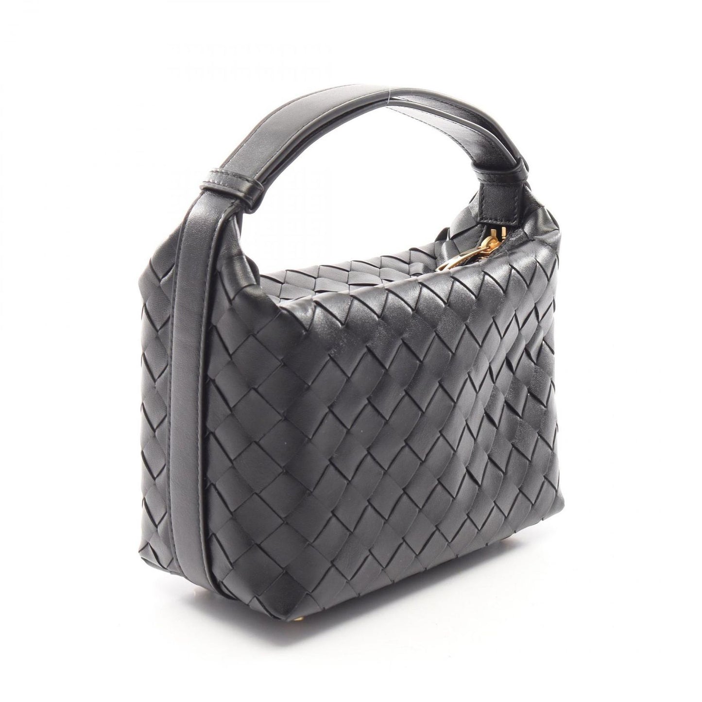 Bottega Veneta Mini Wallace Intrecciato Leather Shoulder Bag — view 2