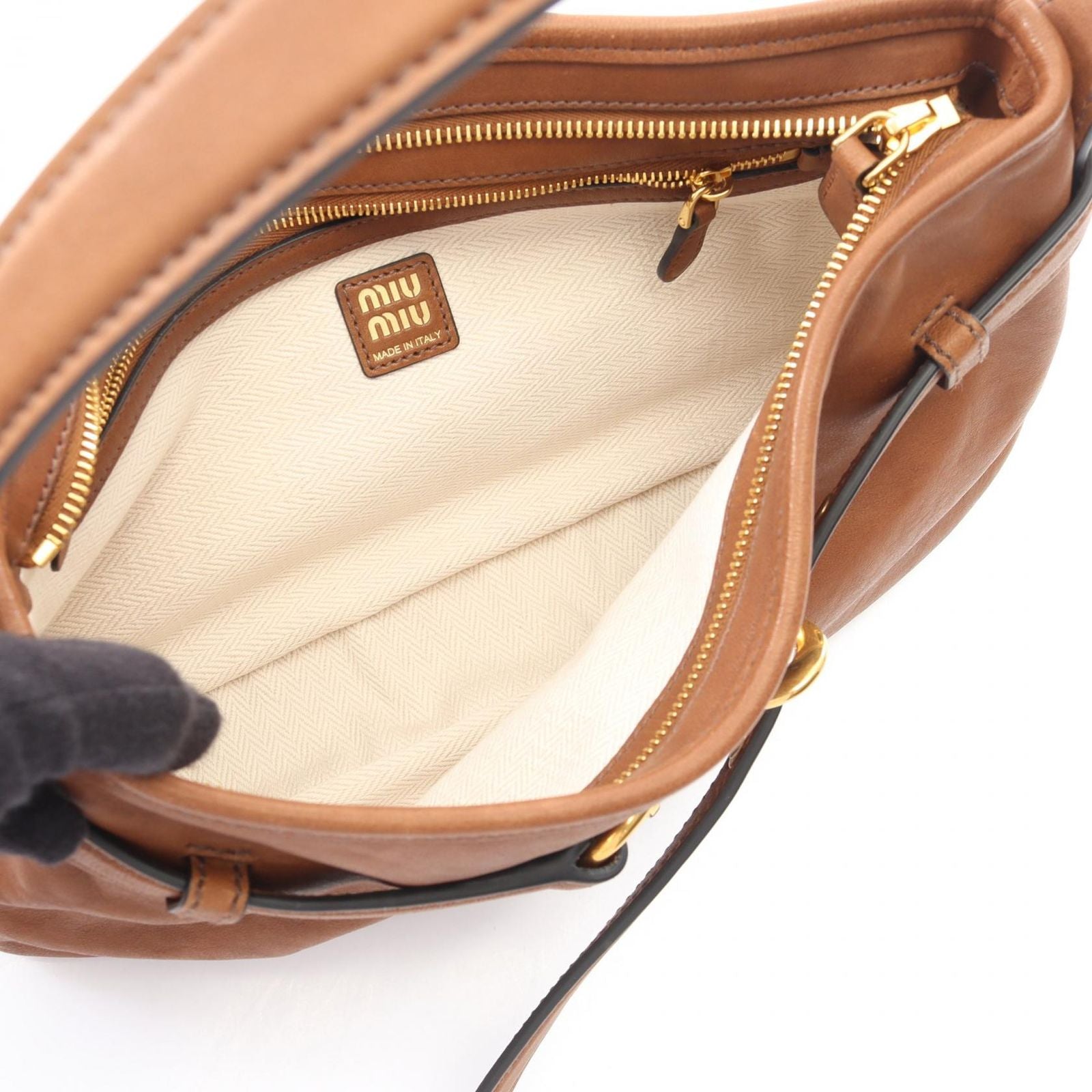 Miu Miu Shoulder Bag Aventure Leather — view 3