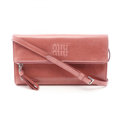 Miu Miu Shoulder Bag Vitello Shine Leather