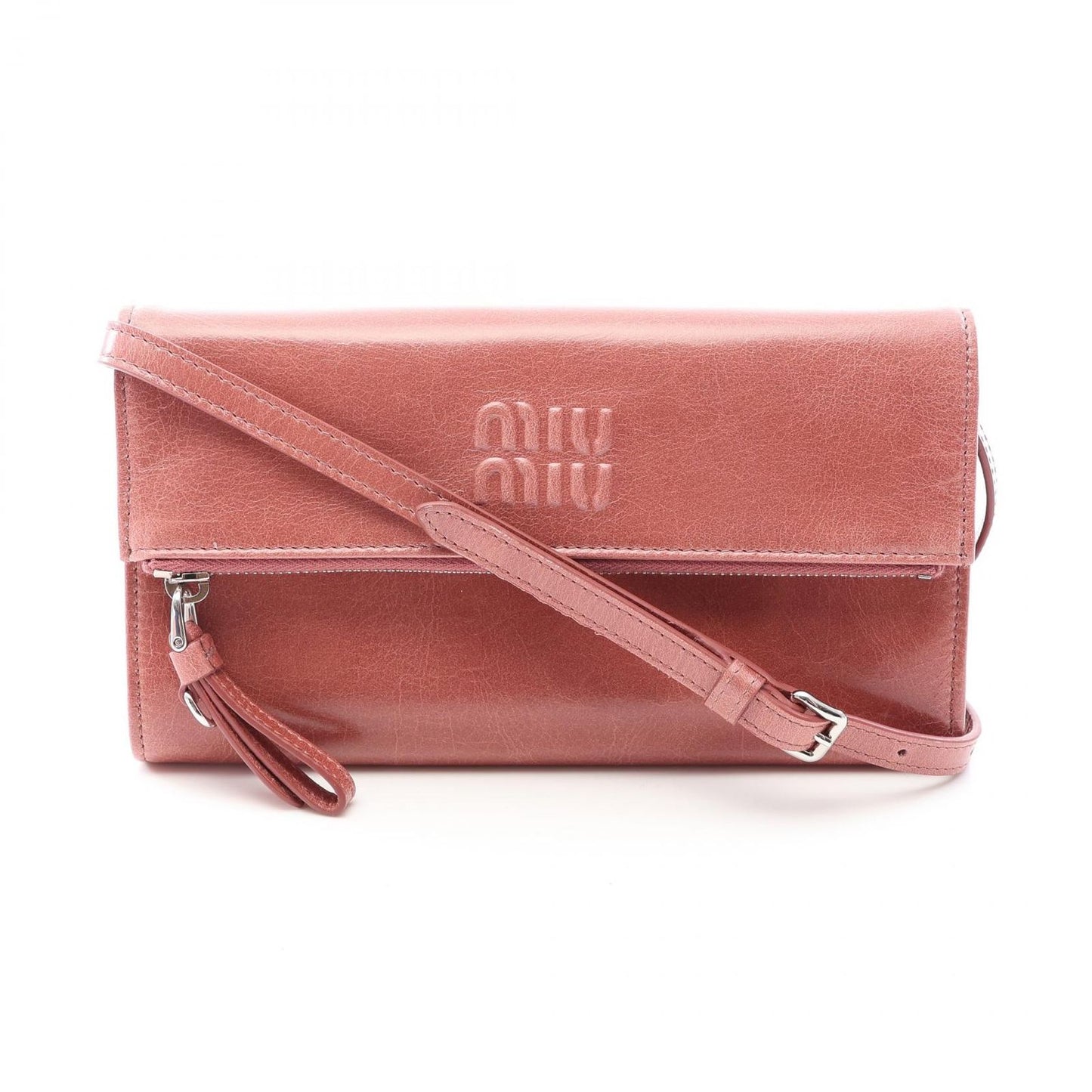 Miu Miu Shoulder Bag Vitello Shine Leather