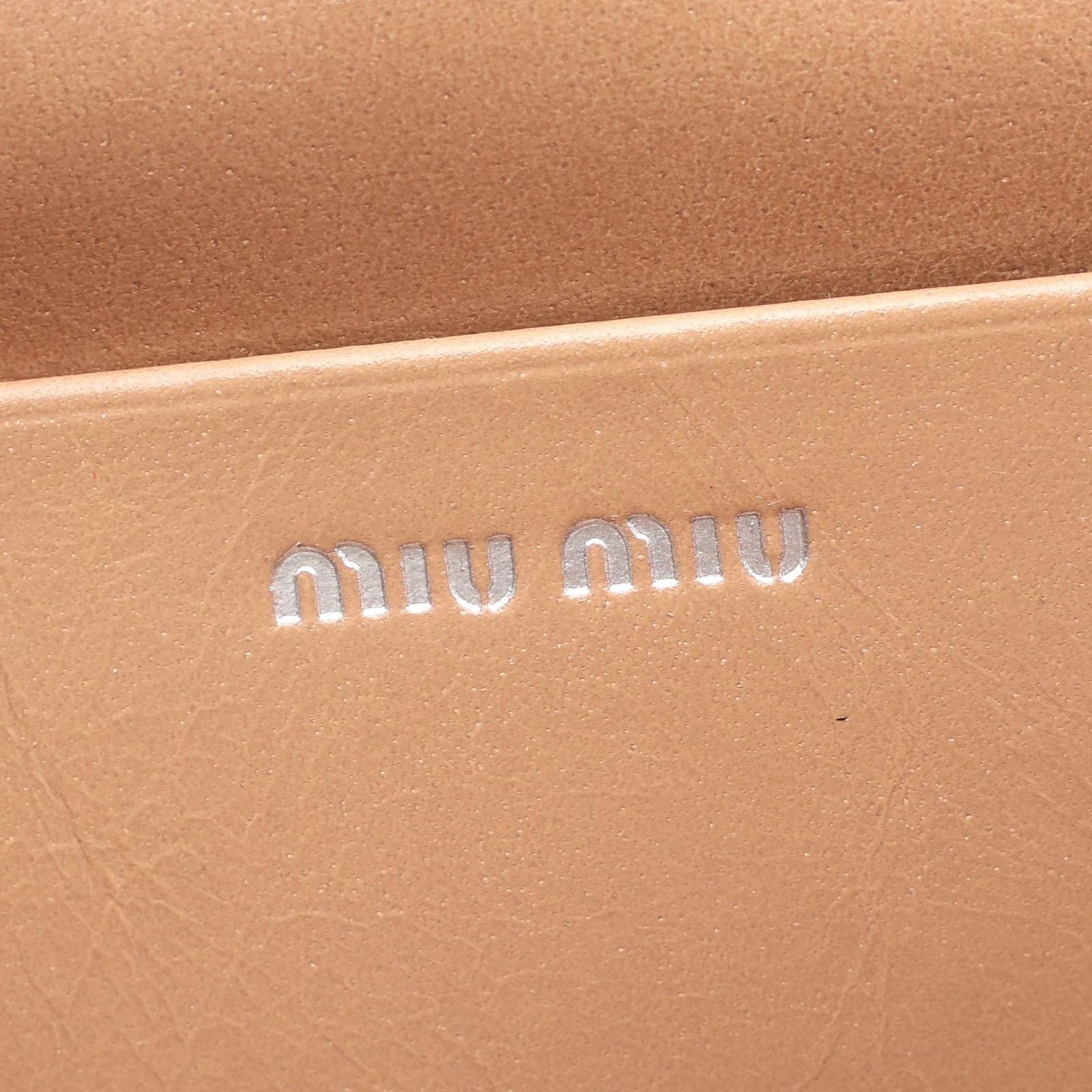 Miu Miu Shoulder Bag Vitello Shine Leather — view 5