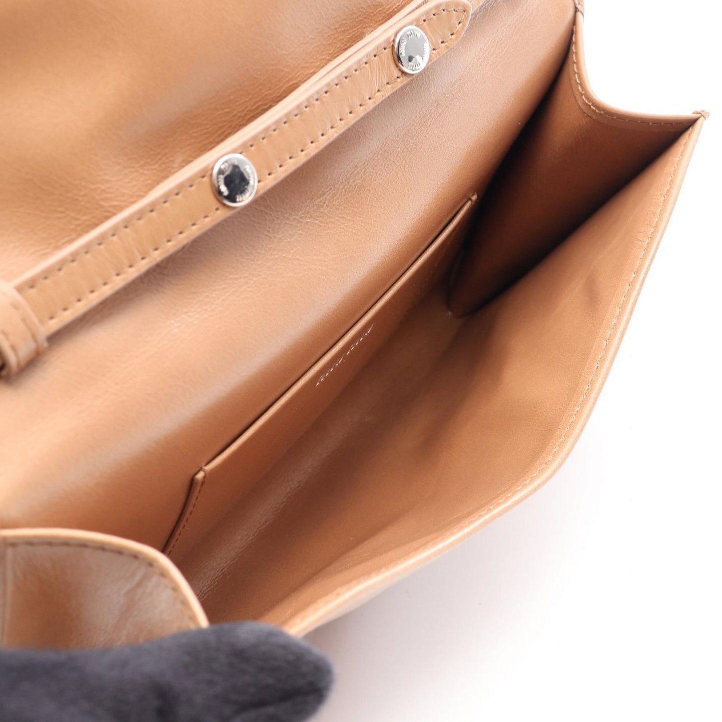 Miu Miu Shoulder Bag Vitello Shine Leather — view 3