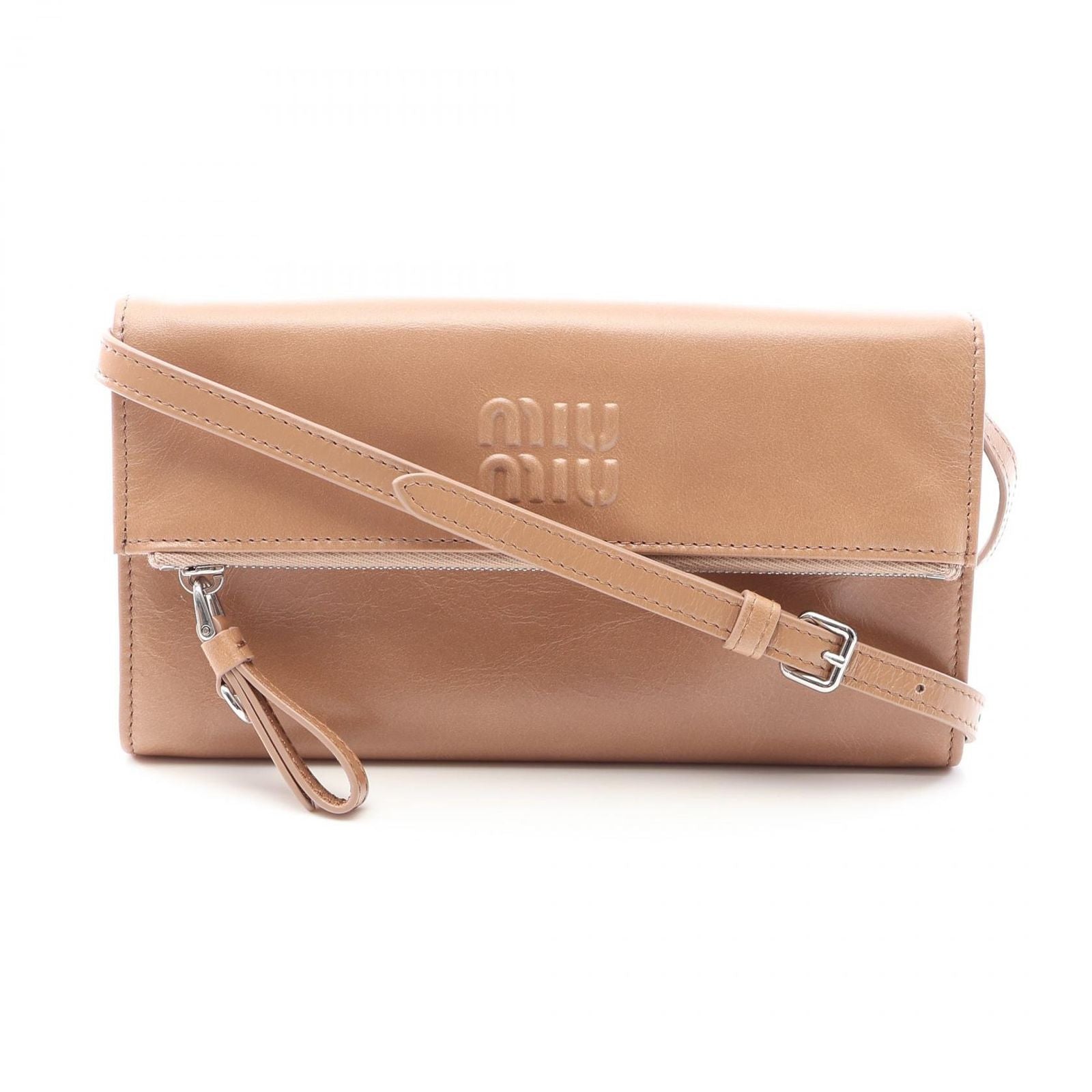 Miu Miu Shoulder Bag Vitello Shine Leather