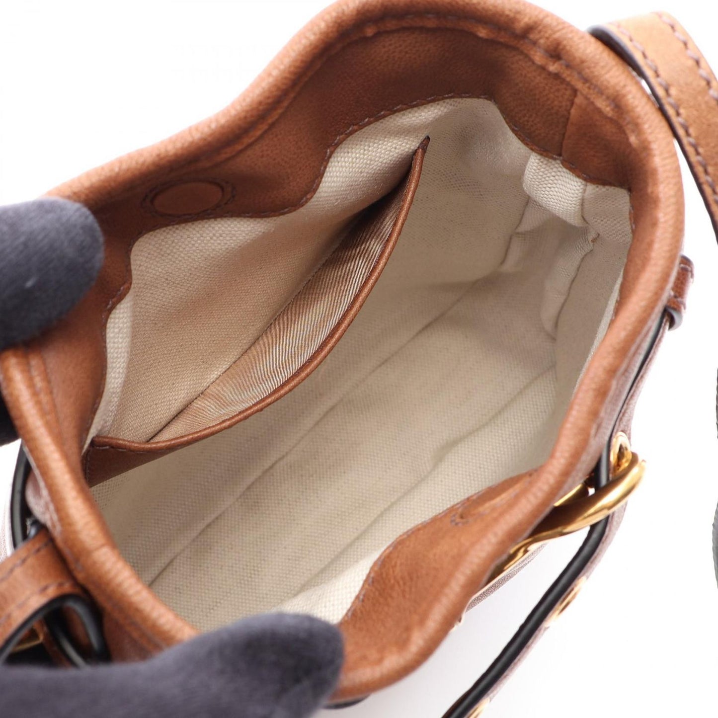 Miu Miu Shoulder Bag Nappa Aviator Leather — view 3
