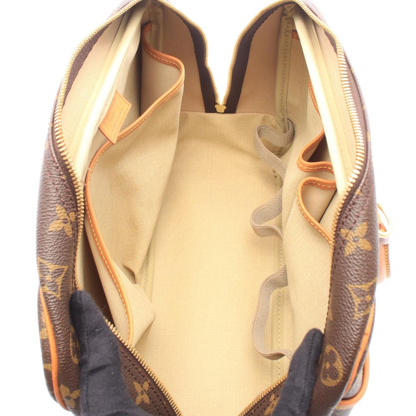 Louis Vuitton Handbag Deauville Bowling Vanity Monogram Leather — view 3